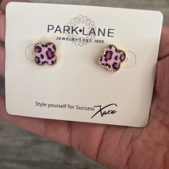 Park Lane Jewelry - Lana Pink Leopard Earrings
